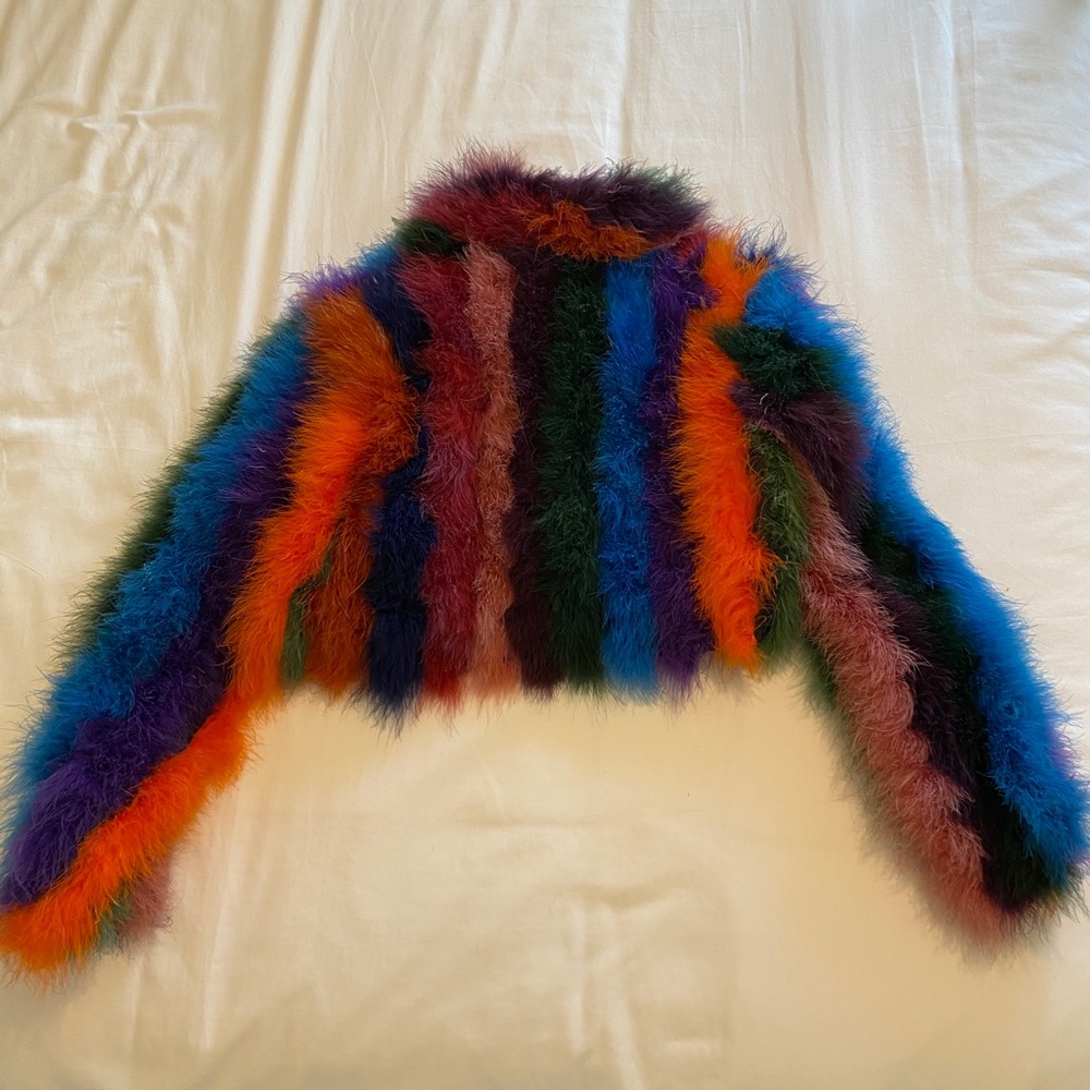 MOSCHINO Couture Milano Feather Jacket - Picture 4 of 8